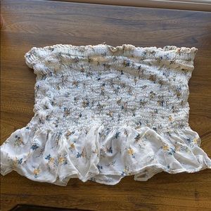 Floral American Eagle Tube Top